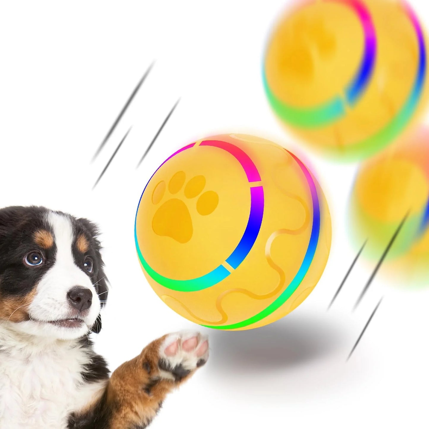 Peppy Pet Ball w/LED and USB rechargeable