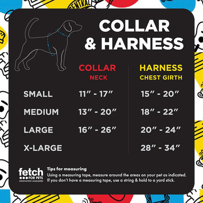 Iconic Graphics Dog Harness for Small Dogs, Small (S) | Black Small Dog Harness, No Pull Dog Harness with D-Ring | Machine Washable Friends Merch for Dogs from Friends TV Show