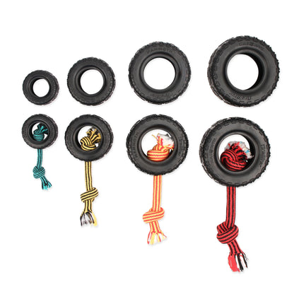 Tirebiter Advanced Rubber Dog Toy, Medium, 5"