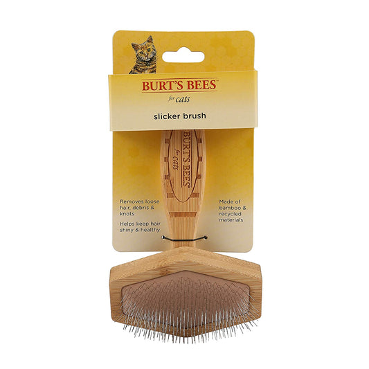 Slicker Brush | Removes Loose Cat Fur, Prevents Matting | Ideal for Daily Grooming, Smooth Coat